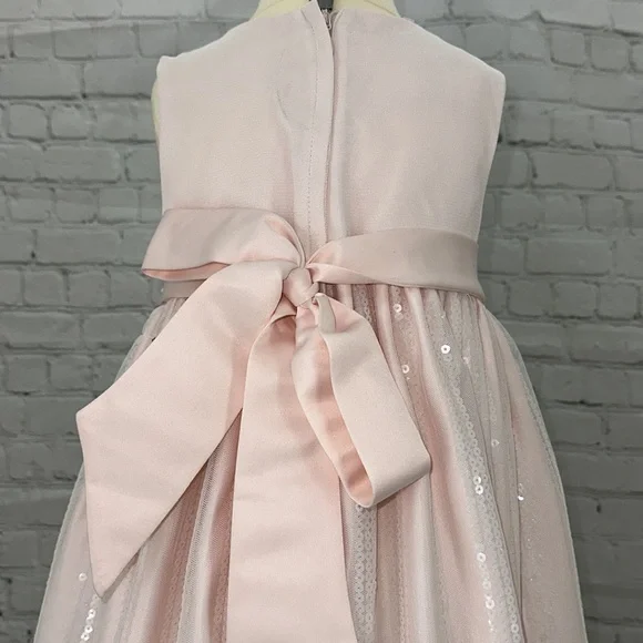 American Princess Holiday Blush Dress Size 4 sparkle - Picture 6 of 8
